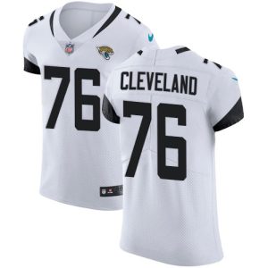 jaguars #76 ezra cleveland white men's stitched nfl vapor untouchable elite wholesale jersey