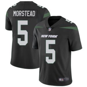 cheap Jets #5 Thomas Morstead Black Alternate Youth Stitched NFL Vapor Untouchable Limited Jersey