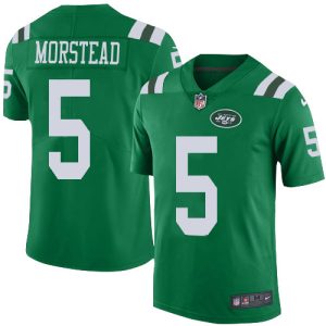 jets #5 thomas morstead green youth stitched nfl elite rush cheap jersey