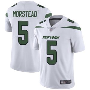 cheap Jets #5 Thomas Morstead White Men's Stitched NFL Vapor Untouchable Limited Jersey