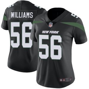 jets #56 quincy williams black alternate women's stitched nfl vapor untouchable limited cheap jersey