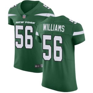 Jets #56 Quincy Williams Green Team Color Men's Stitched NFL Vapor Untouchable Elite Jersey