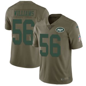 jets #56 quincy williams olive youth stitched nfl limited 2017 salute to service cheap jersey