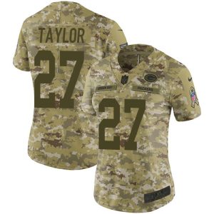 packers #27 patrick taylor camo women's stitched nfl limited 2018 salute to service wholesale jersey