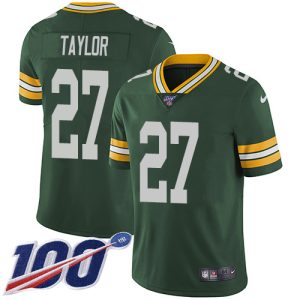 packers #27 patrick taylor green team color men's stitched nfl 100th season vapor untouchable limited cheap jersey