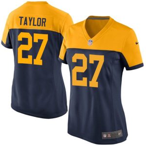 Packers #27 Patrick Taylor Navy Blue Alternate Women's Stitched NFL Vapor Untouchable Limited Jersey