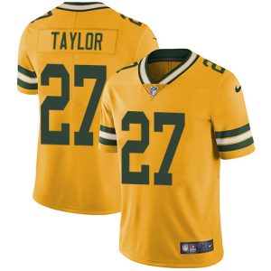 packers #27 patrick taylor yellow youth stitched nfl limited rush cheap jersey