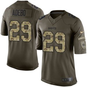 cheap Saints #29 Paulson Adebo Green Men's Stitched NFL Limited 2015 Salute To Service Jersey