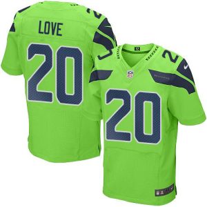 seahawks #20 julian love green men's stitched nfl elite rush cheap jersey