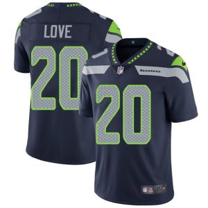 cheap Seahawks #20 Julian Love Steel Blue Team Color Men's Stitched NFL Vapor Untouchable Limited Jersey