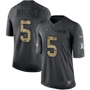 seahawks #5 jason myers black men's stitched nfl limited 2016 salute to service cheap jersey