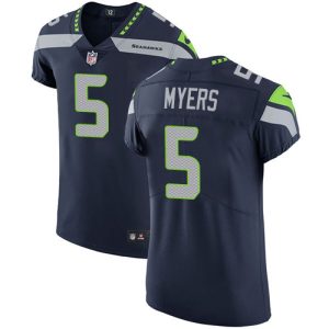 cheap Seahawks #5 Jason Myers Steel Blue Team Color Men's Stitched NFL Vapor Untouchable Elite Jersey