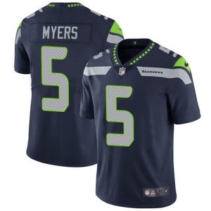 seahawks #5 jason myers steel blue team color men's stitched nfl vapor untouchable limited cheap jersey