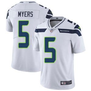 wholesale Seahawks #5 Jason Myers White Youth Stitched NFL Vapor Untouchable Limited Jersey