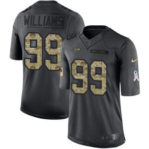 seahawks #99 leonard williams black men's stitched nfl limited 2016 salute to service cheap jersey