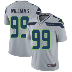 Seahawks #99 Leonard Williams Grey Alternate Youth Stitched NFL Vapor Untouchable Limited Jersey