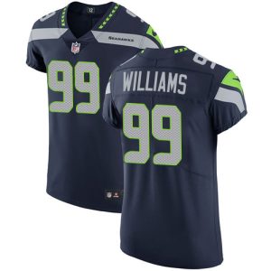 seahawks #99 leonard williams steel blue team color men's stitched nfl vapor untouchable elite cheap jersey