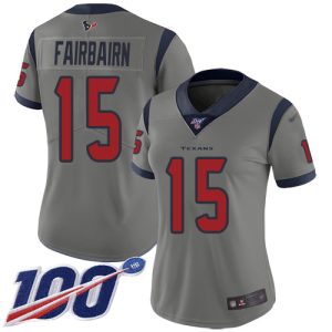 texans #15 ka'imi fairbairn gray women's stitched nfl limited inverted legend 100th season cheap jersey