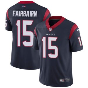 texans #15 ka'imi fairbairn navy blue team color youth stitched nfl vapor untouchable limited cheap jersey