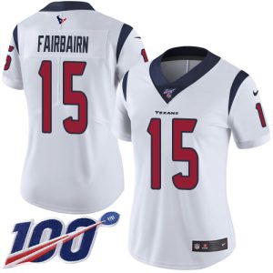 wholesale Texans #15 Ka'imi Fairbairn White Women's Stitched NFL 100th Season Vapor Untouchable Limited Jersey