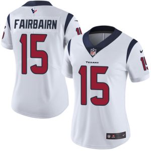 texans #15 ka'imi fairbairn white women's stitched nfl vapor untouchable limited cheap jersey