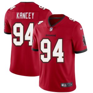 Tampa Bay Buccaneers #94 Calijah Kancey Youth Red Vapor Limited Jersey