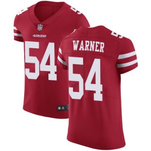 cheap 49ers #54 Fred Warner Red Team Color Men's Stitched NFL Vapor Untouchable Elite Jersey