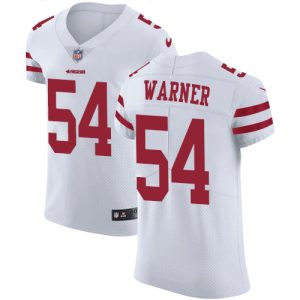 49ers #54 fred warner white men's stitched nfl vapor untouchable elite cheap jersey