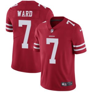 49ers #7 Charvarius Ward Red Team Color Youth Stitched NFL Vapor Untouchable Limited Jersey