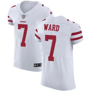 49ers #7 charvarius ward white men's stitched nfl vapor untouchable elite wholesale jersey