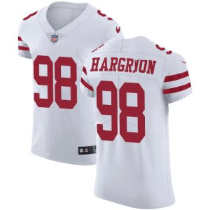 wholesale 49ers #98 Javon Hargrave White Men's Stitched NFL Vapor Untouchable Elite Jersey