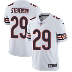 bears #29 tyrique stevenson white white men's stitched nfl vapor untouchable limited wholesale jersey