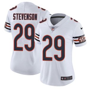 cheap Bears #29 Tyrique Stevenson White Women's Stitched NFL Vapor Untouchable Limited Jersey