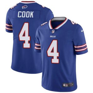 bills #4 james cook royal blue team color men's stitched nfl vapor untouchable limited cheap jersey