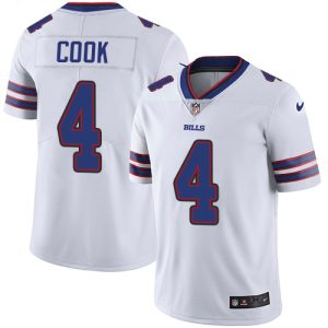 wholesale Bills #4 James Cook White Youth Stitched NFL Vapor Untouchable Limited Jersey