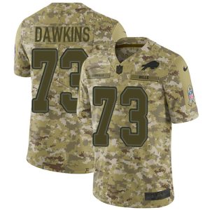 bills #73 dion dawkins camo youth stitched nfl limited 2018 salute to service cheap jersey