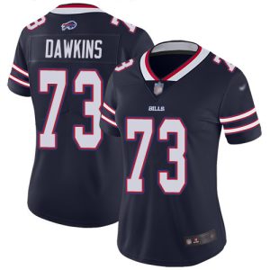 bills #73 dion dawkins navy women's stitched nfl limited inverted legend wholesale jersey