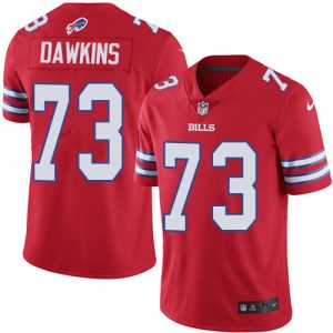 bills #73 dion dawkins red men's stitched nfl limited rush wholesale jersey