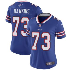 bills #73 dion dawkins royal blue team color women's stitched nfl vapor untouchable limited cheap jersey