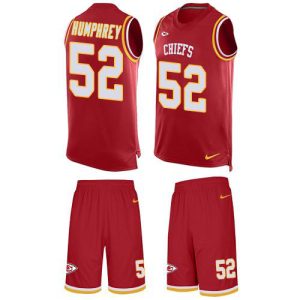 cheap Chiefs #52 Creed Humphrey Red Team Color Men's Stitched NFL Limited Tank Top Suit Jersey