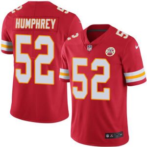 Chiefs #52 Creed Humphrey Red Team Color Men's Stitched NFL Vapor Untouchable Limited Jersey