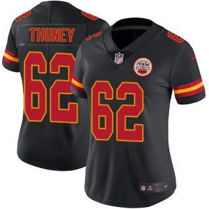 chiefs #62 joe thuney black women's stitched nfl limited rush cheap jersey