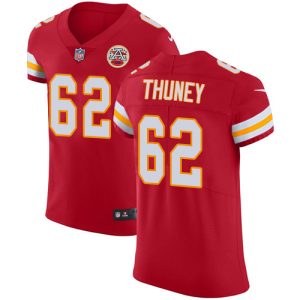 Chiefs #62 Joe Thuney Red Team Color Men's Stitched NFL Vapor Untouchable Elite Jersey