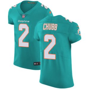 dolphins #2 bradley chubb aqua green team color men's stitched nfl vapor untouchable elite cheap jersey