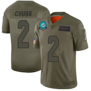 dolphins #2 bradley chubb camo men's stitched nfl limited 2019 salute to service cheap jersey