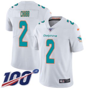 dolphins #2 bradley chubb white youth stitched nfl 100th season vapor limited cheap jersey