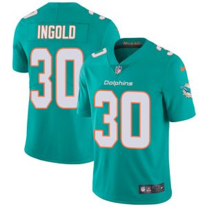 cheap Dolphins #30 Alec Ingold Aqua Green Team Color Youth Stitched NFL Vapor Untouchable Limited Jersey