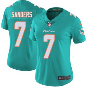 cheap Dolphins #7 Jason Sanders Aqua Green Team Color Women's Stitched NFL 100th Season Vapor Untouchable Limited Jersey