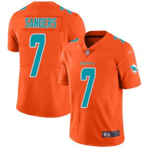 dolphins #7 jason sanders orange men's stitched nfl limited inverted legend cheap jersey