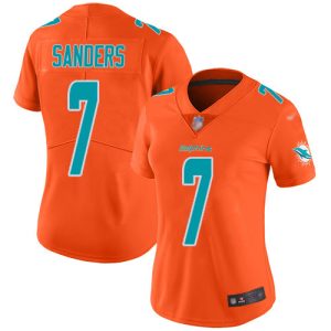 dolphins #7 jason sanders orange women's stitched nfl limited inverted legend cheap jersey